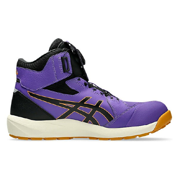 [26AW限定品] アシックス 安全靴 ウィンジョブ CP314 BOA LC ラジアントアメジスト×ブラック 3E相当 ハイカット ダイヤル式 JSAA A種 (1273A177.500) ASICS