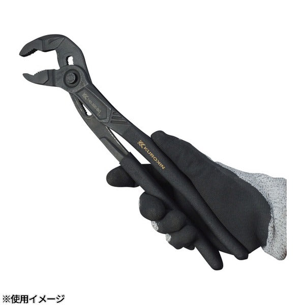 フジ矢 クイックウォーターポンププライヤー(黒金) (140-300-BG)(4952520853108) FUJIYA 工具