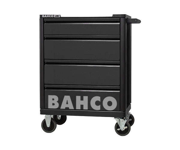 [メーカー直送業者便] [26SS新商品] 日本正規品 バーコ スチール製ワゴン ツールストレージエントリー ブラック 4段 (1472K4BLACK) BAHCO