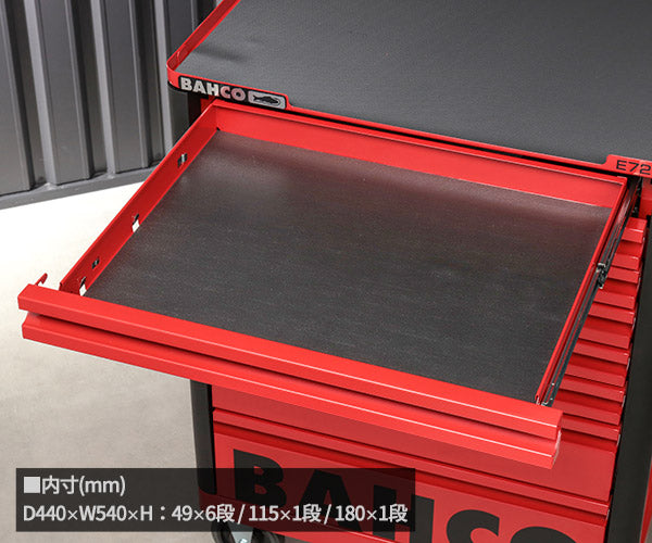 メーカー直送業者便]日本正規品 バーコ スチール製ワゴン ツール