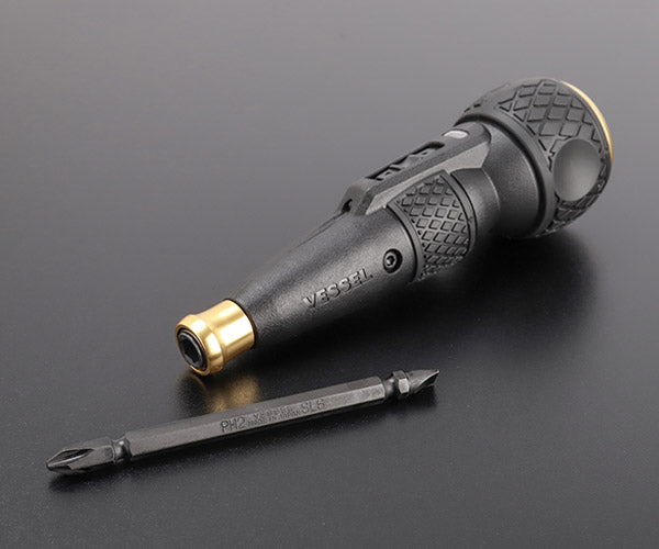 ベッセル 電ドラボール2 110周年限定 ゴールドエディション 電動ドライバー USB Type-C充電 ビット付 数量限定 ボールグリップ (220USBC-1GL) (4907587041500) VESSEL