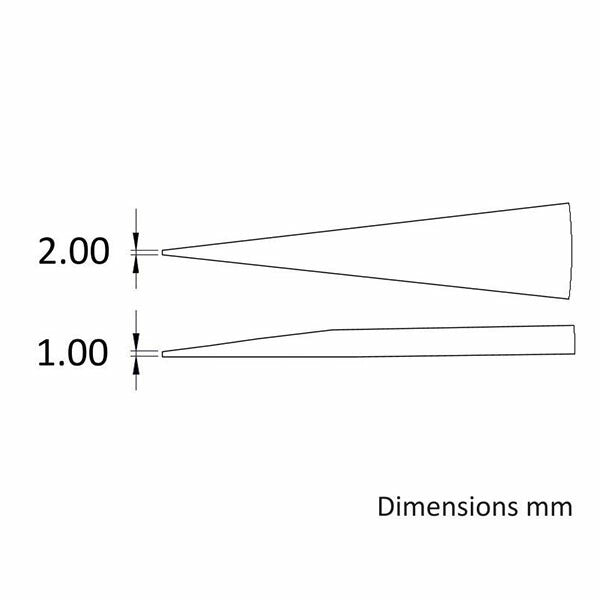 日本正規品 アイデアルテック チップ交換式 ESDステンレスピンセット (249CPR.SA.1.IT)(7640144713133) ideal-tek