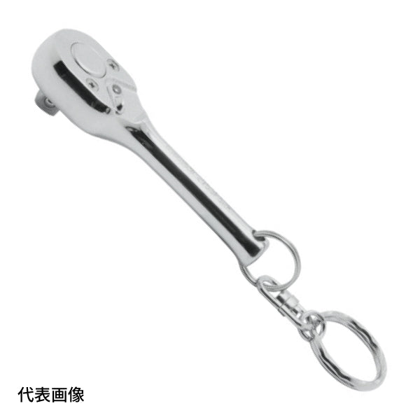 コーケン 2753PSKR 6.3sq. ハンドソケット ラチェットハンドル(ショート)キーリング付 Ko-ken 工具