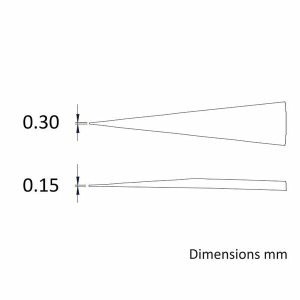 日本正規品 アイデアルテック 0.3MM ステンレスピンセット(耐酸/磁) (27.SA.0.IT)(7640144710743) ideal-tek