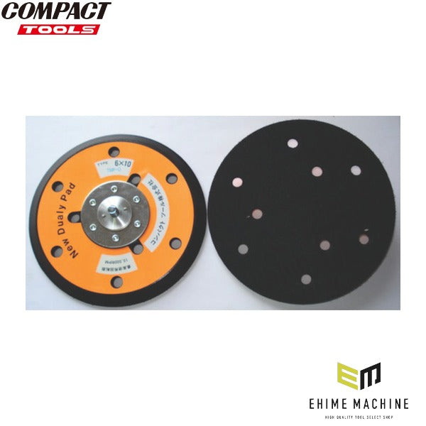 コンパクトツール マジックパッド 6×10 TMP-D 黒 9穴 φ148 905B4D-6用 吸塵式 (28872DMA)(4571348985183) COMPACT TOOL