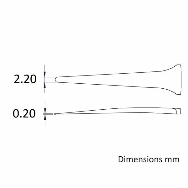 日本正規品 アイデアルテック 2.2MM ステンレスピンセット(耐酸/磁) (2A.SA.6.ITE)(7640174711543) ideal-tek