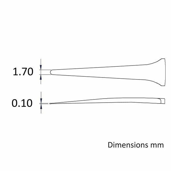 日本正規品 アイデアルテック 1.7MM ステンレスピンセット(耐酸/磁) (2AZ.SA.0.IT)(7640144710286) ideal-tek