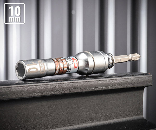 TONE ソケットビット(電動工具用) 差替式ユニバーサルビットソケット 対辺寸法10mm (2BNU-10)(4953488317046) トネ