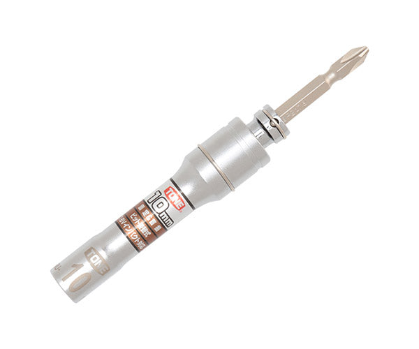 TONE ソケットビット(電動工具用) 差替式ユニバーサルビットソケット 対辺寸法10mm (2BNU-10)(4953488317046) トネ