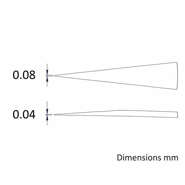 日本正規品 アイデアルテック 0.08x120MM DXピンセット(耐酸/磁) (3.DX.0.ITU)(7640174711833) ideal-tek