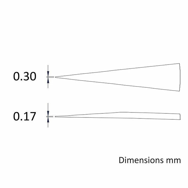 日本正規品 アイデアルテック 0.3 x120MM チタン製高精度ピンセット (3.TA.0.IT)(7640144710323) ideal-tek