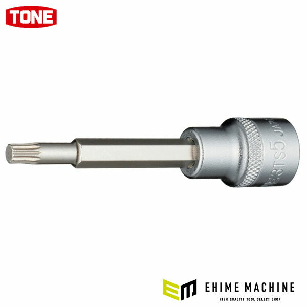 TONE ソケット(自動車整備用) 三重四角ビットソケット 先端規格M5 (3TS-05)(4953488318777) トネ