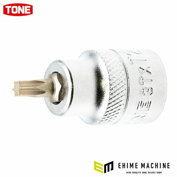 TONE ショートトルクスソケット 強力タイプ T20 差込角9.5mm 日本製 (3TX-T20S)(4953488476743) トネ
