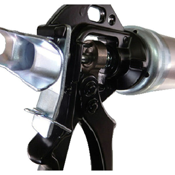 山本製作所 コーキングガン シリンダーガン 強力型ハンドル らくらく450B 450ml ネジ式 フック式 1液 変成シリコン サイディング (450B) (4582256870591) フジ矢