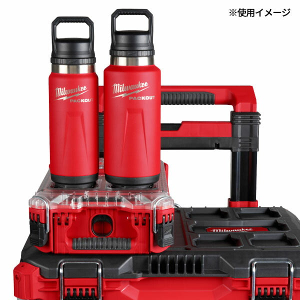 日本正規品 ミルウォーキー PACKOUT 真空ボトル ブラック(S・530mL) (48-22-8382B)(4573592056190) milwaukee