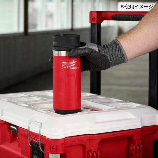 日本正規品 ミルウォーキー PACKOUT 真空マグフタ付きボトル(S・530mL) (48-22-8395R)(4573592056299) milwaukee