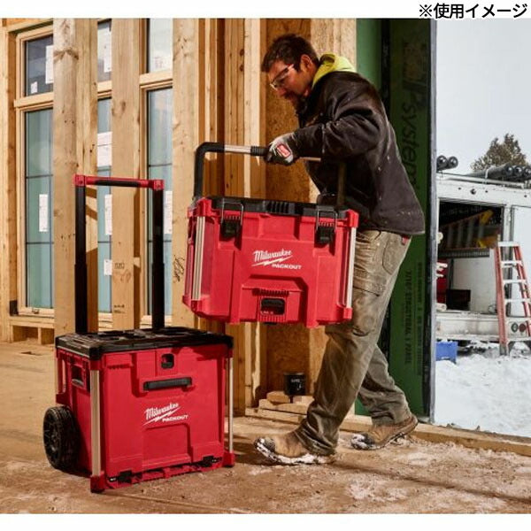 日本正規品 ミルウォーキー PACKOUT ツールボックス XLサイズ トップハンドル付 IP65防水 (48-22-8423) (4573592057920) milwaukee