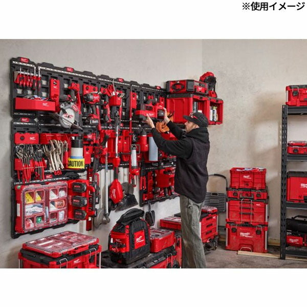 日本正規品 ミルウォーキー PACKOUT ウォールマウンティングプレート L 壁掛け 収納 (48-22-8497) (4573592056176) milwaukee
