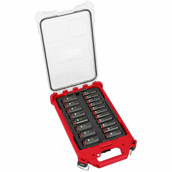 日本正規品 ミルウォーキー SHOCKWAVE IMPACT DUTY ディープインパクトソケット 3/8インチ(9.5mm)角 19PCS PACKOUTセット (49-66-6801)(4573592053434) milwaukee