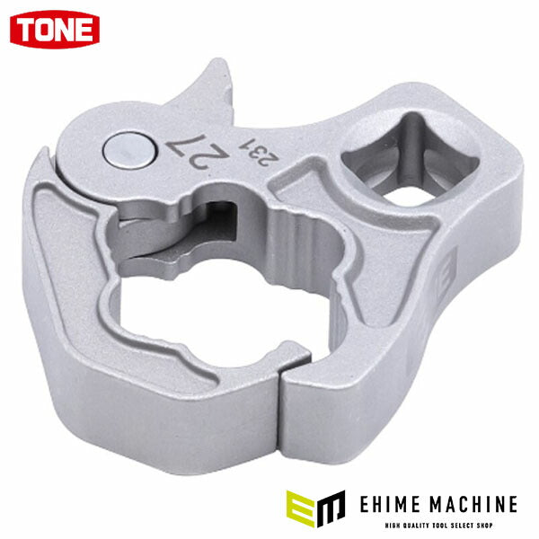 TONE クイックオープンクロウフットレンチ 対辺寸法27mm 差込角12.7mm (4QCF-27)(4953488453515) トネ