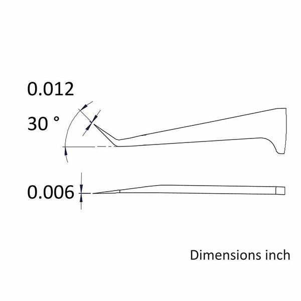 日本正規品 アイデアルテック 0.3 x115MM チタン製高精度ピンセット (51S.TA.0.IT)(7640144710842) ideal-tek