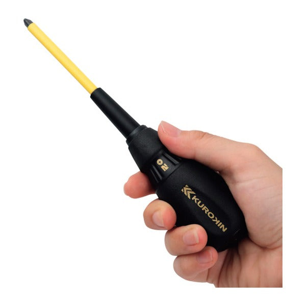 フジ矢 電工ドライバー(黒金) (524D-BG)(4952520403235) FUJIYA 工具