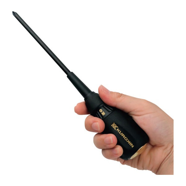 フジ矢 電工ドライバー(黒金) (526K-BG)(4952520403280) FUJIYA 工具