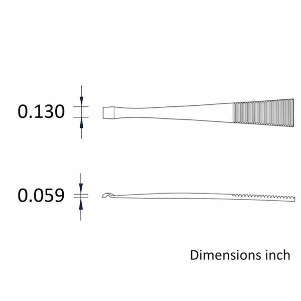 日本正規品 アイデアルテック 2MM筒用 ステンレスピンセット(耐酸/磁) (578.SA.1.IT)(7640144712129) ideal-tek