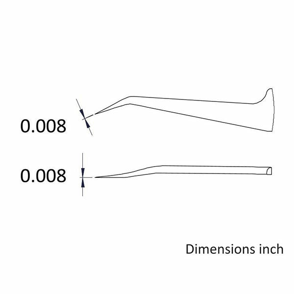 日本正規品 アイデアルテック 0.2MM ステンレスピンセット(耐酸/磁) (5C.SA.6.ITE)(7640174711741) ideal-tek
