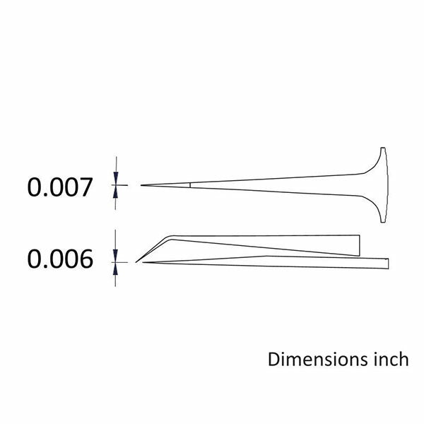 日本正規品 アイデアルテック 逆作用ステンレスピンセット(耐酸/磁) (5TTHX.SA.0.IT)(7640144712259) ideal-tek