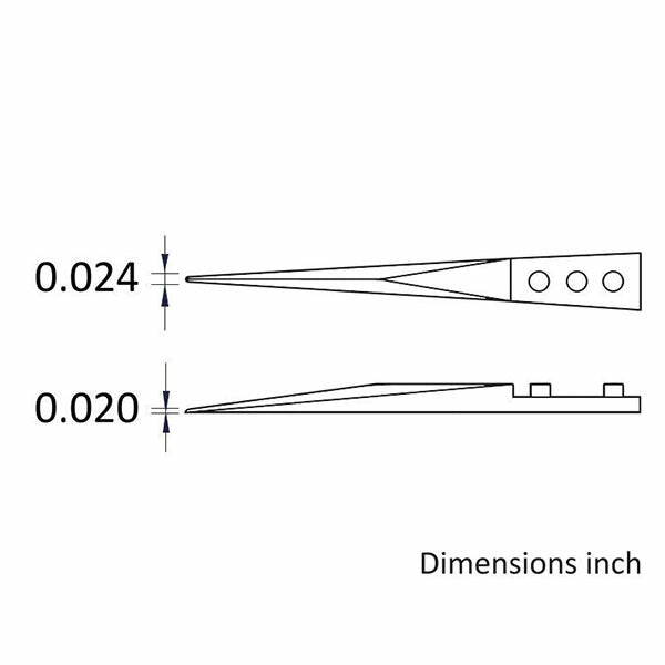日本正規品 アイデアルテック セラミックチップ交換式 ESDピンセット (73ZJ.SA.0.IT)(7640174710805) ideal-tek