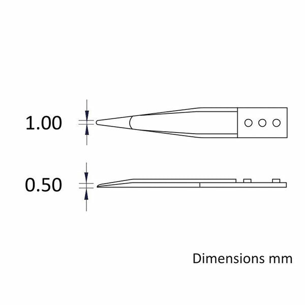 日本正規品 アイデアルテック セラミックチップ交換式 ステンレスピンセット (74MZ.SA.0.IT)(7640144714611) ideal-tek