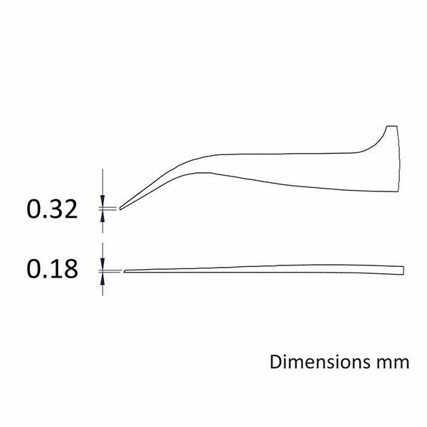 日本正規品 アイデアルテック 0.32x120MM チタン製高精度ピンセット (7.TA.0.IT)(7640144710613) ideal-tek