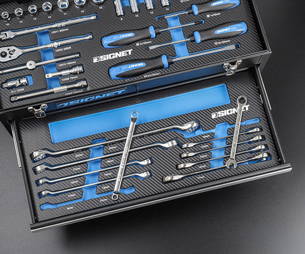 [26AW限定品] シグネット ツールセット 88点 差込角9.5mm マットブラック 3段ツールボックス付 工具セット 2026年限定 (800S-8826MBK)(4545301117782) SIGNET