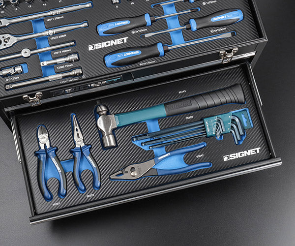 [26AW限定品] シグネット ツールセット 88点 差込角9.5mm マットブラック 3段ツールボックス付 工具セット 2026年限定 (800S-8826MBK)(4545301117782) SIGNET
