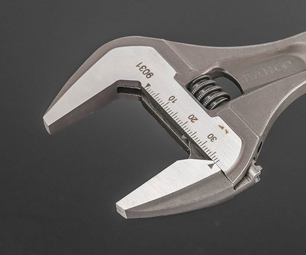 日本正規品 バーコ 大口モンキーレンチ 最大口開き38mm ブラック仕上げ (9031)(7314150110988) BAHCO