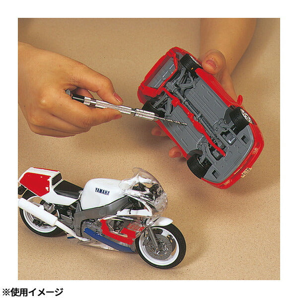 アネックス ピンバイス収納式(ドリルφ0.6、0.8、1.0) 手回し 穴あけ (94-S)(4962485221362) ANEX