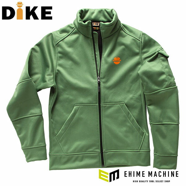 日本正規品 ディーケ ポリジャケ フィート モスグリーン L 94211/500-L (8052747529681) DIKE イタリア製の絶妙な色合い