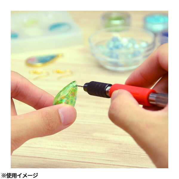 アネックス ラバーグリップ 強力ピンバイス 収納式 回転座金付 0.1～3.2mm 手回し 穴あけ (98-RST)(4962485221867) ANEX