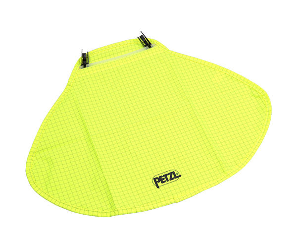 日本正規品 ペツル バーテックス/ストラト用 ネックプロテクター イエロー SPF80 高視認 蛍光色 (A019AA00)(3342540827196) PETZL