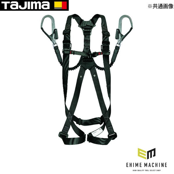 タジマ ハーネスGS 蛇腹 ダブルL2セット 黒 Mサイズ (A1GSMJR-WL2BK)(4975364261120) TAJIMA TJMデザイン