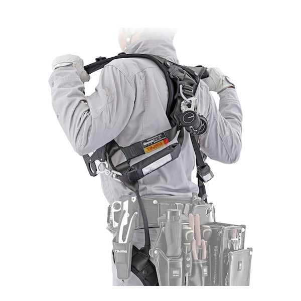 タジマ ハオルハーネスHA 黒 KR150FA シングルL8 ダブルセット (A1HAKR-WL8BK)(4975364267467) TAJIMA TJMデザイン