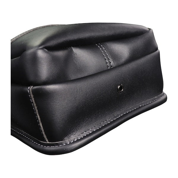 フジ矢 腰袋薄型2段(黒金)LIGHT PU LEATHER SERIES (AB-32BG)(4952520414125) FUJIYA 工具