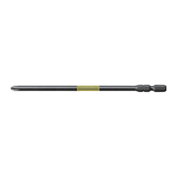 アネックス ドライバービット(トーションタイプ) 黒龍靭ビット 段付タイプ 刃先+2×全長150mm (2本入) トーション (ABRD-2150)(4962485398453) ANEX