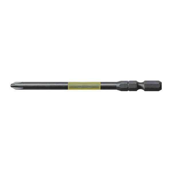アネックス ドライバービット(トーションタイプ) 黒龍靭ビット 段付タイプ 刃先+2×全長100mm (5本入) トーション (ABRD5-2100)(4962485398538) ANEX