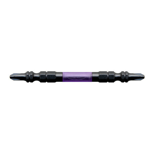 アネックス 黒龍靭ビット スリムタイプ 2本組 両頭+2×85 トーション (ABRS-2085)(4962485399825) ANEX