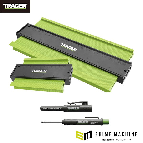 日本正規品 トレイサー コンターゲージ Proセット 130mm+250mm ロック機構 ディープホールシャープペンシル付 型取りゲージ (ACG3)(5060668272664) TRACER
