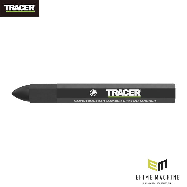 日本正規品 トレイサー ランバークレヨン 12本パック ブラック 幅3～6mm 木材 コンクリート マーキング (ACM1)(5060668272619) TRACER