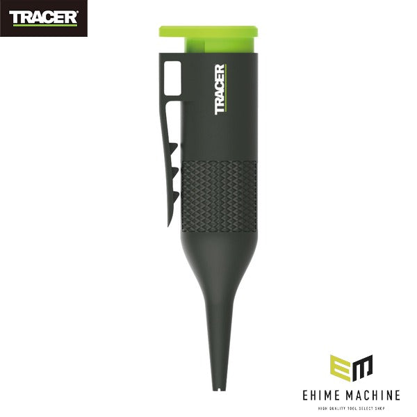 日本正規品 トレイサー TRUE SHOT チョークマーカー スプレー式 深さ100mm 十字マーク グリーン 深穴 墨出し アンカー位置 (ACSMK1)(5060668274583) TRACER