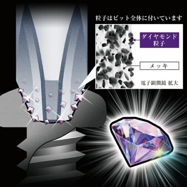 ANEX ダイヤモンド龍靭ビット1本組 (+)2X85 ADRS-2085 40Vインパクト